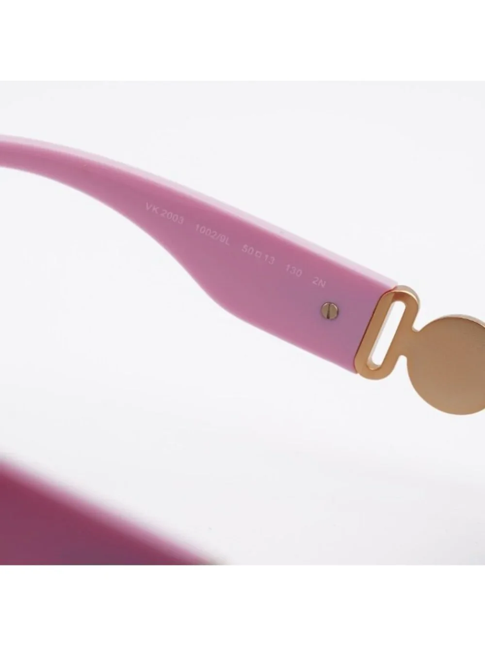 Versace Kids VK2003 10029L Sunglasses Pink/Gold Rectangle Frame, Pink Mirror